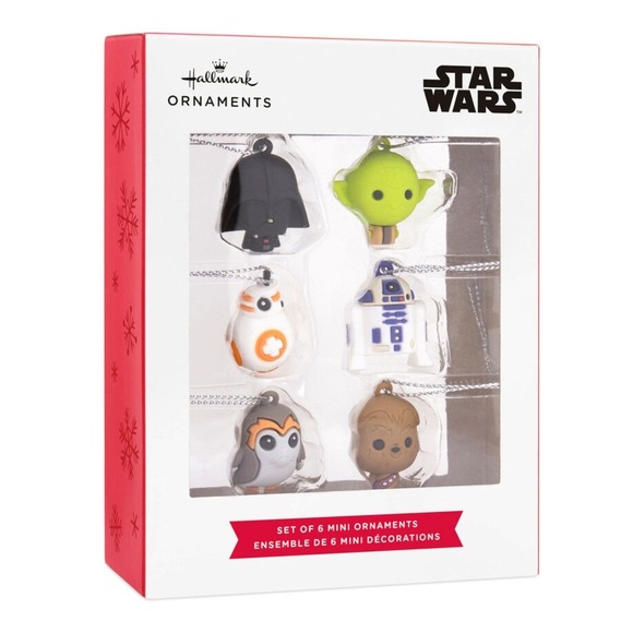 Star Wars Other - Mini Star Wars™ Shatterproof Hallmark Ornaments, Set of 6